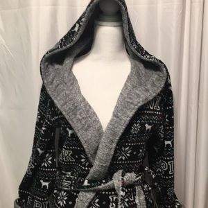 Victoria’s Secret pink reversible robe